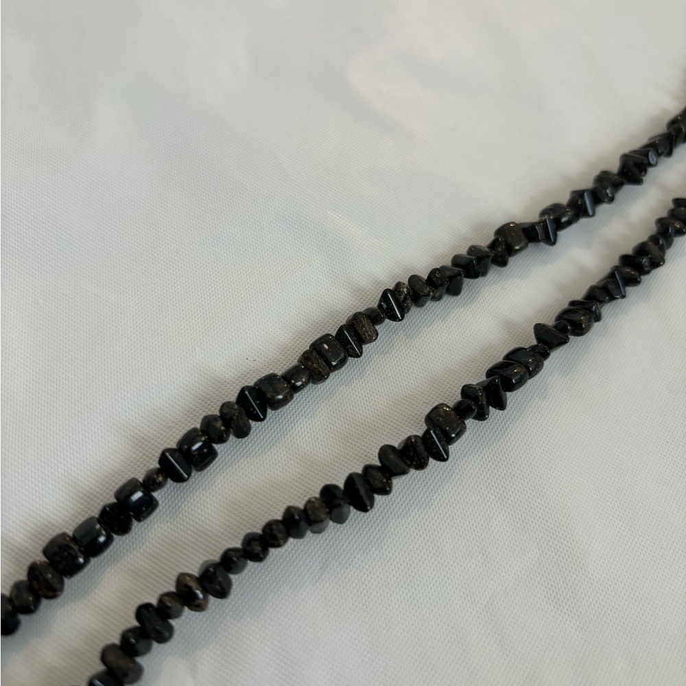 Long Black Necklace